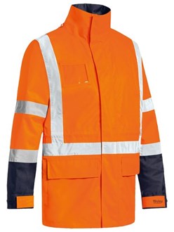 BISLEY TTMC-W17 5 in 1 WATERPROOF JACKET WITH  ZIP-OUT REVERSIBLE VEST